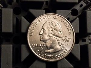 2007 Wyoming State Quarter Error Die Chip on The Horses Tail - Picture 1 of 3