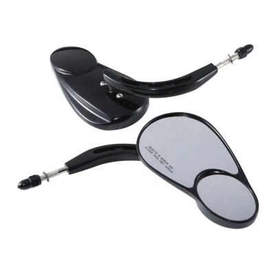 Espejos retrovisores de visión divididos de 8 mm aptos para Harley Touring Road Glide Softail Sportster Foto 1 de 4