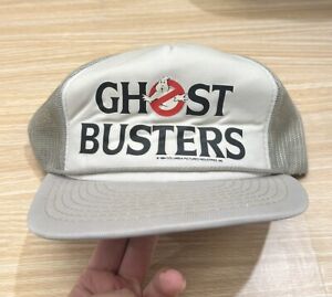 Vtg 1984 Ghost Busters Snapback Trucker Hat 1980s 80s Movie Promo Cap