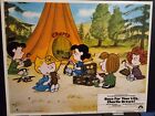 Lobby Card 1977 RACE FOR YOUR LIFE CHARLIE BROWN Sally Lucy Pepper Patty crafts