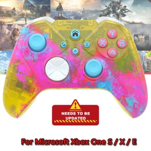 Wireless Pink Yellow Controller for Xbox One Series X/S PC Windows 10/11 Gamepad - Picture 1 of 10