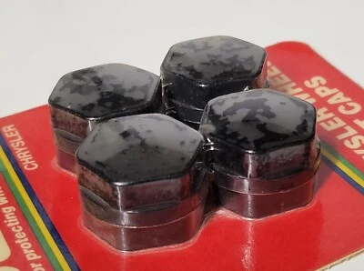 Juego duplicado de 4 tapas de tuercas de rueda Chrysler de 3/4"/19 mm OEM Foto 1 de 4