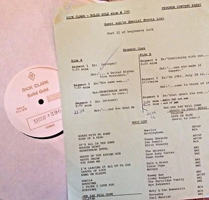 RADIO SHOW: DICK CLARK GOLD 290 1ST SONG WAS #1! AMERICA, ANIMALS, McCOYS, ELVIS - Picture 1 of 1
