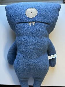 Uglydoll Blue Wedgehead Stuffed Animal Monster Plush 13 Inch Toy Original 2003