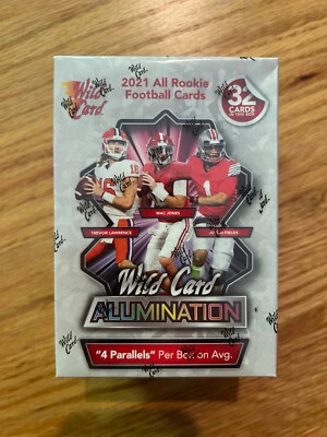 2021 Wild Card Draft Pick Alumination Football All Rookie Card Edition Box - Image 1 of 4