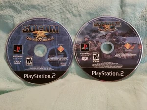 Set Socom Us Navy Seals 1 und 2 PS2 Playstation 2 Spiele NUR DISCS - Bild 1 von 2