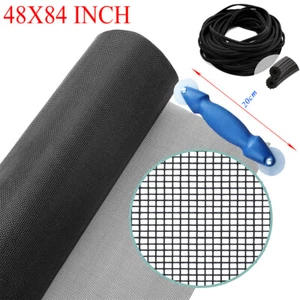 Mesh Fiberglass Window Screen Net Anti Mosquito Bug Insect Protect Home 1.2m New - Picture 1 of 10