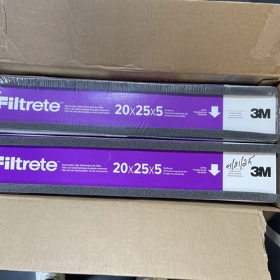 2pk 20x25x5 AC Furnace Air Filter, MPR 1550, MERV 12, Fit Trion Air Bear Furnace - Image 1 of 4