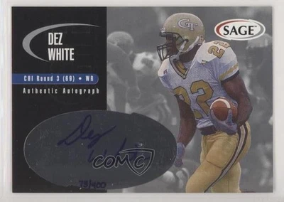 2000 SAGE Auto Silver /400 Dez White #A49 Rookie Auto RC - Image 1 of 2