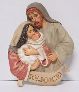 The Holy Family Joseph Mary Baby Jesus 3D Wall Plaque 2008 - Picture 1 of 7