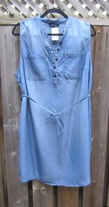 GEORGE DENIM DRESS, SIZE 2X (22) - Picture 1 of 1