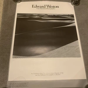 Edward Weston 1982-83 Exhibition Poster Photographic Art Dunes Oceano 1936 - Picture 1 of 11