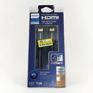 Philips Premium High-Speed HDMI Kabel 4ft mit Ethernet 4K UltraHD - Bild 1 von 3