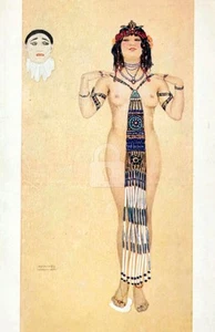 Raphael Kirchner, Pride Vintage Reproduction Postcard - Picture 1 of 2