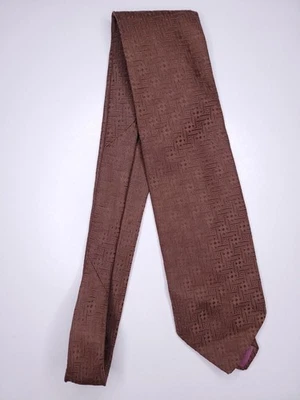 Мужской официальный галстук Sears The Mens Store 55 дюймов Lx3,5 дюйма W коричневый галстук - Изображение 1 из 4