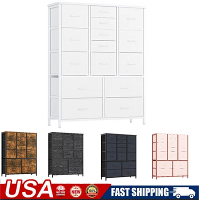 Cajonera 15 Cajones Armario de Almacenamiento Torre Cómoda Cajonera Dormitorio 5 Colores Foto 1 de 4