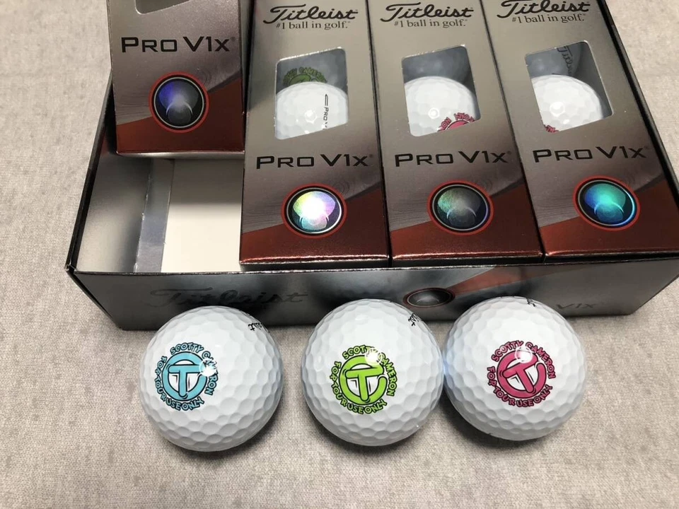 1 DOCENA DE PELOTAS DE GOLF SCOTTY CAMERON SUPER CIRCLE LOGOTIPO T PROV1X *SOLO JAPÓN* Foto 1 de 4