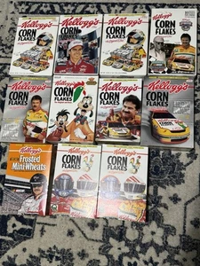 11 cajas de cereales Kellogg's Corn Flakes NASCAR con Terry Labonte, Gordon, Earnhardt - Imagen 1 de 4