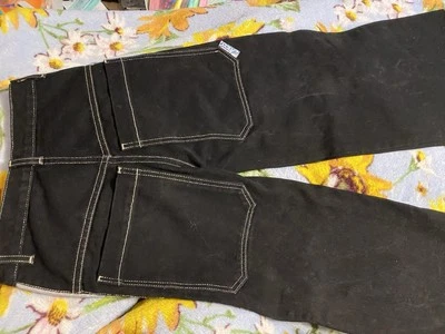 Pantalones de mezclilla Jnco negros estilo cuento de hadas estilo 1839 negros con rayas azules y plateadas Foto 1 de 3