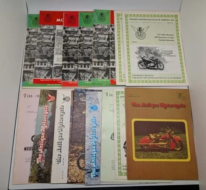 RARE VTG Lot of 16 The Antique Motorcycle Club of America Magazine 1960s - 1980s - Picture 1 of 24