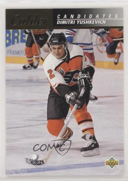 1992-93 Upper Deck Calder Candidates Dmitri Yushkevich #CC20 Rookie RC - Image 1 of 2