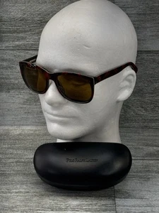 Ralph Lauren Plaid Oversize Square Bronze Sunglasses RL8072-W Italy W/Case 56/19 - Picture 1 of 24