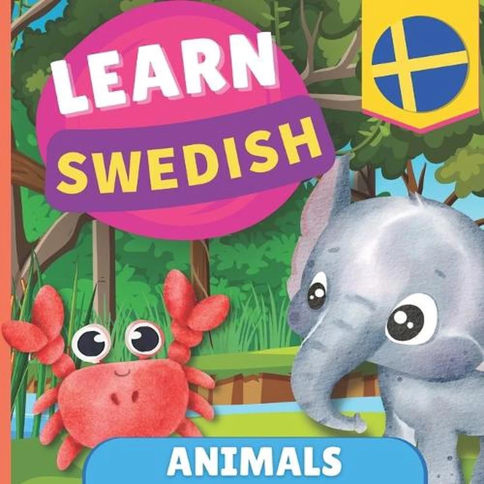 Learn swedish - Animals: Picture book for bilingual kids - English / Swedish - w - Image 1 of 1