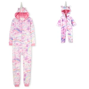 Girl's Unicorn Pajamas PJ's Matching 18" Doll PJ 5/6 Pink NWT Free Shipping - Picture 1 of 3