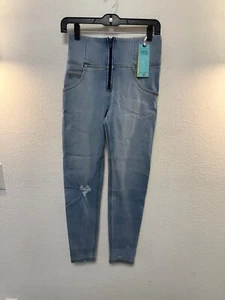 Pantalones vaqueros Freddy WR.UP cintura alta S azul desgastado pantalones modeladores de glúteos - Imagen 1 de 6
