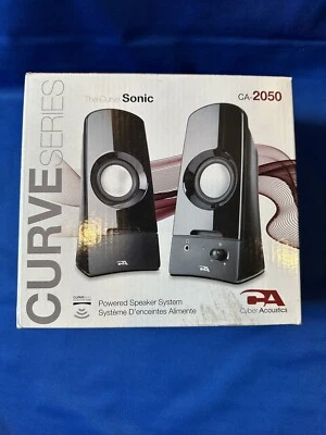 Cyber Acoustics - CA-2050 - Curve Sonic 2.0 Speakers System - Image 1 of 4
