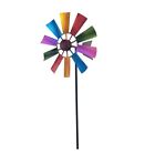 Wrought Iron Rotating Windmill Metal Wind Spinner Landscape Ornament