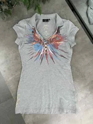 Christian Audigier Printed Mini Dress Women`s Size L - Image 1 of 4