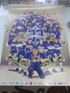2025 LSU TIGERS SOFTBALL POSTER VOLUME 33 18x24 NEW FREE SHIPPING - Picture 1 of 2