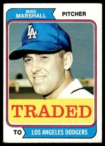 1974 Topps Traded **C** Mike G. Marshall Los Angeles Dodgers #73T - Picture 1 of 2