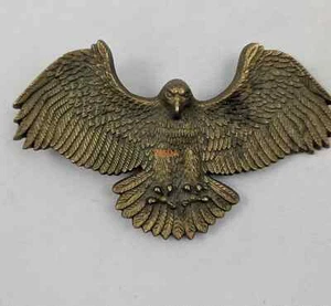 Eagle 1980 Baron Belt Buckle - Solid Brass - Picture 1 of 2