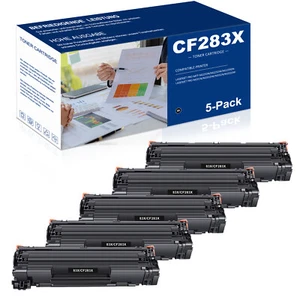 5PK CF283X 83X Toner For HP LaserJet Pro MFP M225dn M225dw M225rdn M201dw M201n - Picture 1 of 8