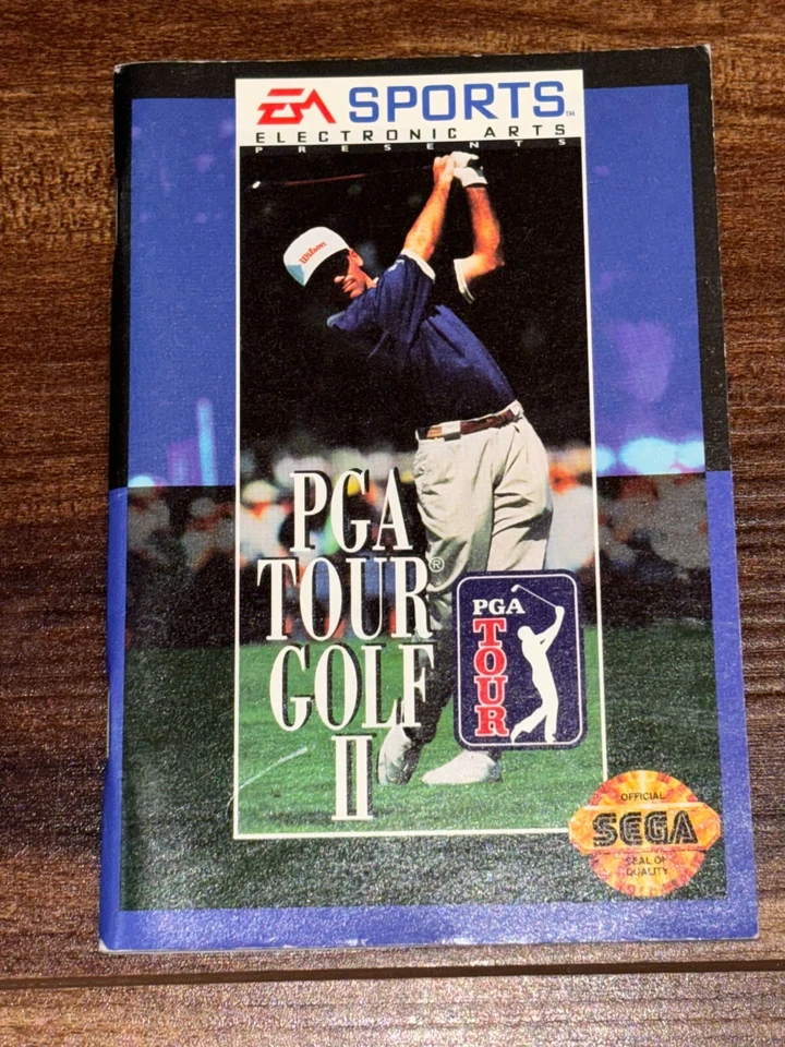 PGA Tour Golf II 2 Sega Genesis Instruction Manual Only - Image 1 of 1