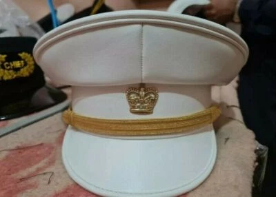 Boné militar banda de marcha White Peak, chapéu pico chapéus - Imagem 1 de 4