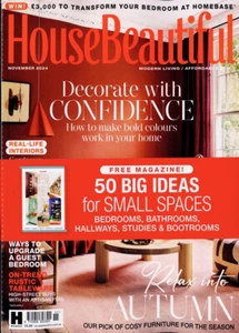 HOUSE BEAUTIFUL MAGAZINE NOVEMBER 2024 WITH EXTRA MAG ~ NEW ~ - Picture 1 of 1