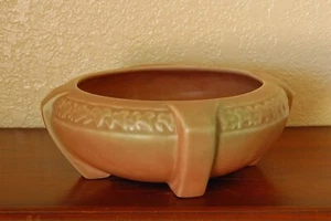 Elegant Antique Rookwood Cabinet Bowl Planter "XIX" 1919 #1265 Matte Dusty Rose - Picture 1 of 12