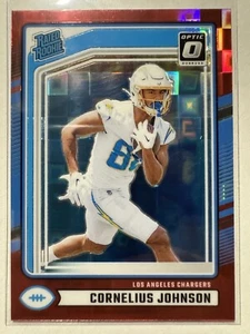 Cornelius Johnson 2024 Donruss #377 Optic Preview Red Pandora Rated Rookie RC - Picture 1 of 2