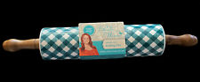 The Pioneer Woman Charming Check-Teal Rolling Pin New
