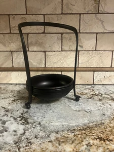 Bronze color 2 piece standing spoon holder rest stand up metal - Picture 1 of 2