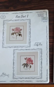 2 Cross stitch pattern books "Rose Duet I / II" by Lilac Studio, Cindy Rice - Picture 1 of 2