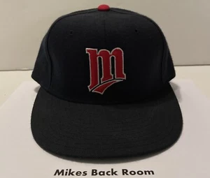 Vintage MINNESOTA TWINS NEW ERA PRO Diamond Wool HAT NEW Old Stock FITTED 6-5/8 - Picture 1 of 7
