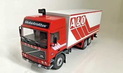 Camion  d'Epoca Truck Volvo F12 Globetrotter A&O 1979 Die Cast Model 1/43 - Immagine 1 di 4