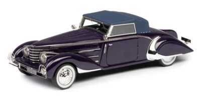1935 Delage D8-85 Clabot Cabriolet von Henri Chapron dunkelblau 1/43 Resine - Bild 1 von 4