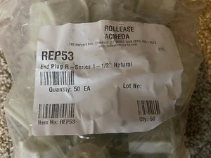 RollEase Spina terminale serie R REP53 per tubo da 1-1/2 pollice naturale NUOVO - Foto 1 di 4