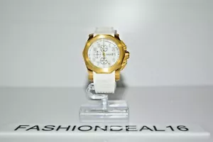 Neu Orefici Galante gelb SS weiß Silikon Chrono ORM6C4406 UVP 650 $ Uhr - Bild 1 von 3