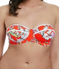 Size 34FF | Freya Wild Flower Strapless U/W Padded Bandeau Bikini Top | AS5880